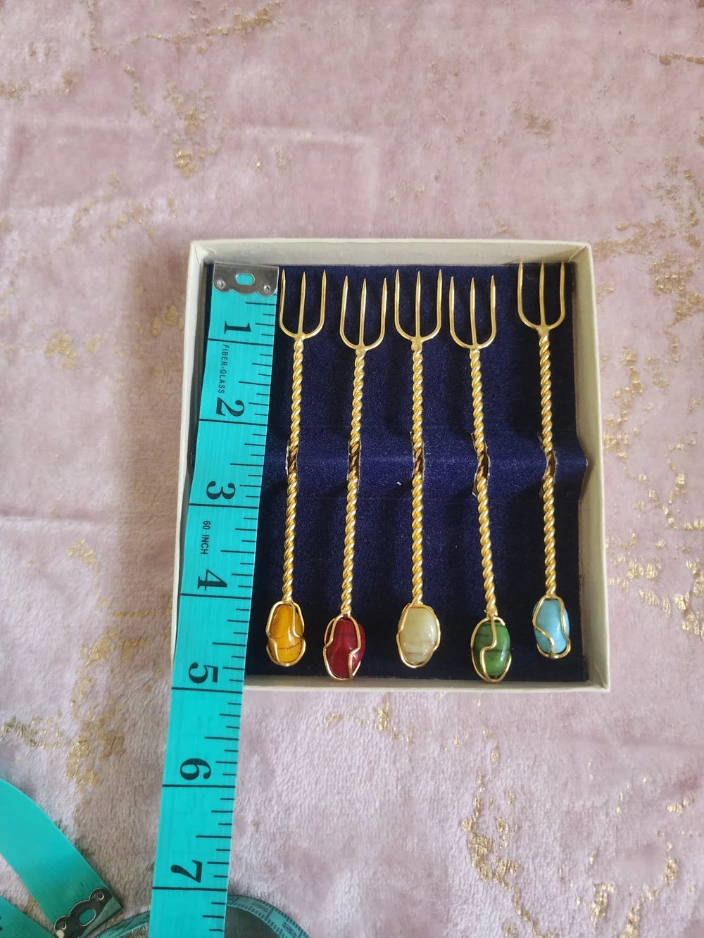 VINTAGE SET | Set of 6 Cocktail Forks
